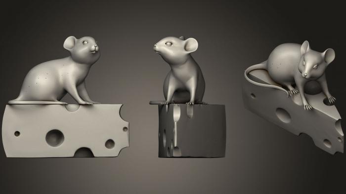 Animal figurines (STKJ_1199) 3D model for CNC machine